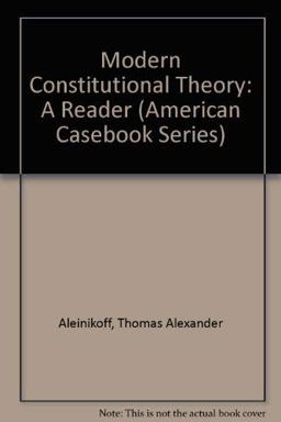 Modern Constitutional Theory Modern Constitutional Theory