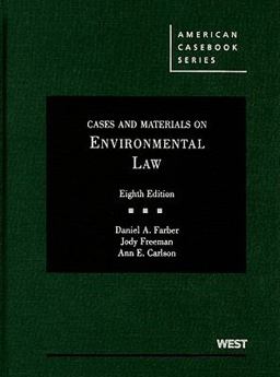 Cases and Materials on Environmental Law 8th 9780314908834 Front Cover