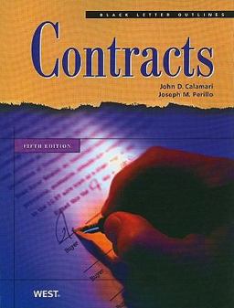Black Letter Outline on Contracts 5th 9780314926937 Front Cover
