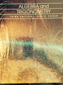 Algebra and Trigonometry 3rd 1993 9780314933638 Front Cover