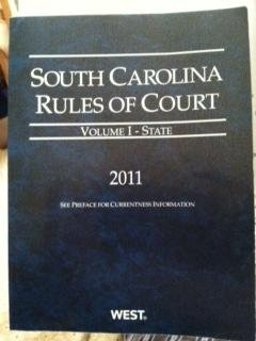 South Carolina Rules of Court-State