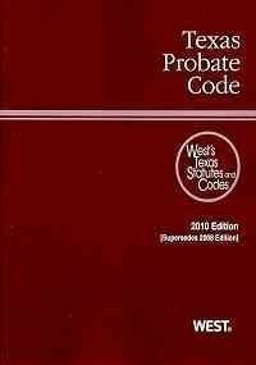 Texas Probate Code 2010