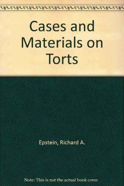 Cases and Materials on Torts 6th 9780316245876 Front Cover