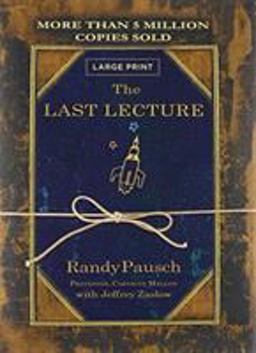 Last Lecture  9780316335614 Front Cover