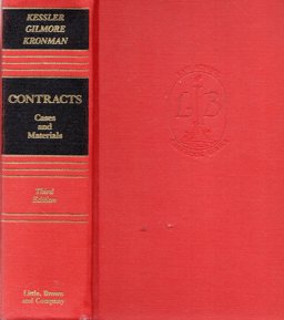 Contracts Cases and Materials 3rd 9780316490184 Front Cover