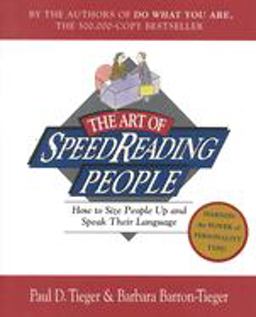 Art of Speed Reading People How to Size People up and Speak Their Language  9780316845182 Front Cover