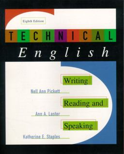 Technical English Writing, Reading and Speaking 8th 9780321003522 Front Cover