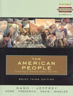 American People Creating a Nation and a Society From 1863 3rd 1999 Abridged  9780321005649 Front Cover