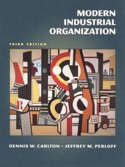 Modern Industrial Organization 3rd 9780321011459 Front Cover