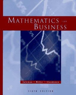 Mathematics for Business 6th 9780321015983 Front Cover