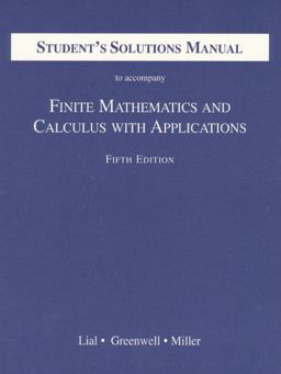 Finite Mathematics and Calculus with Applications