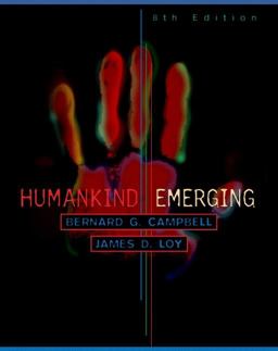 Humankind Emerging 8th 9780321022745 Front Cover