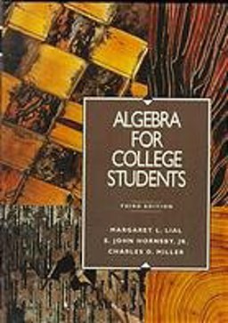 Algebra for College Students