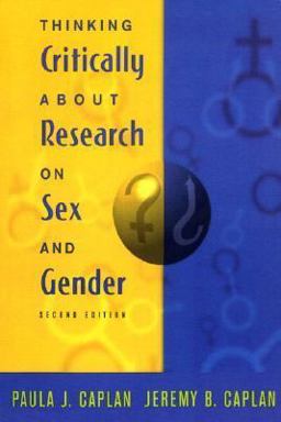 Thinking Critically about Research on Sex and Gender 2nd 9780321049292 Front Cover