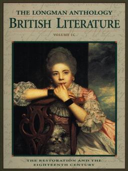 Longman Anthology of British Literature The Restoration and the Eighteenth Century  9780321067647 Front Cover