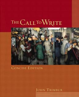 Call to Write Concise Edition  9780321082053 Front Cover