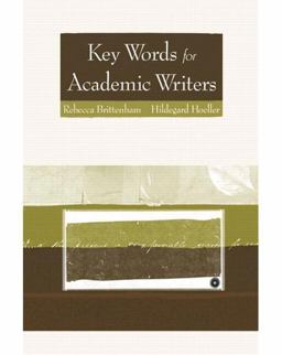 Key Words for Academic Writers  9780321094360 Front Cover