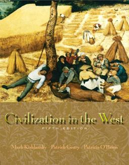 Civilization in the West 5th 9780321105004 Front Cover