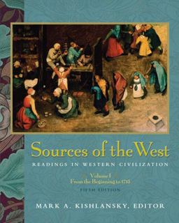 Sources of the West Readings in Western Civilization 5th 9780321105509 Front Cover