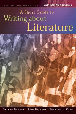 Short Guide to Writing about Literature Second Canadian Edition