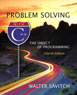 Problem Solving with C++
