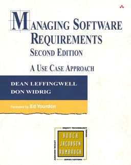 Managing Software Requirements A Use Case Approach 2nd 9780321122476 Front Cover
