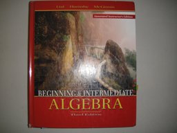 Beginning and Intermediate Algebra