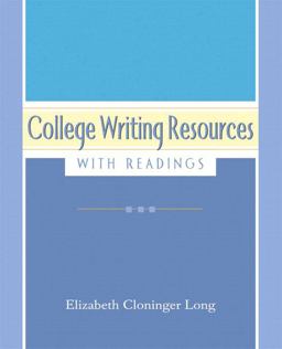 College Writing Resources with Readings  9780321172235 Front Cover