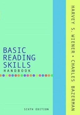 Basic Reading Skills Handbook 6th 9780321198877 Front Cover