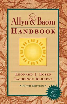 The Allyn and Bacon Handbook