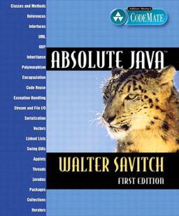 Absolute Java  9780321205674 Front Cover