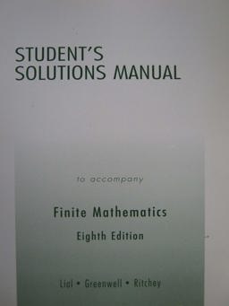 Student Solutions Manual