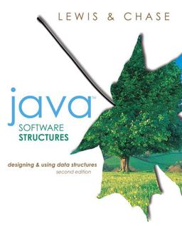 Java Software Structures Designing and Using Data Structures 2nd 9780321245847 Front Cover
