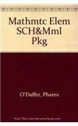 Mathematics for Elementary School Teachers