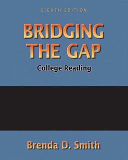 Bridging the Gap College Reading 8th 9780321273512 Front Cover