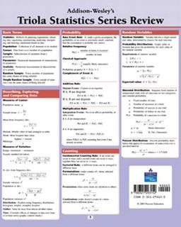 Triola Statistics Series Review