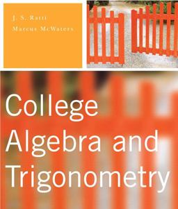 College Algebra and Trigonometry  9780321296429 Front Cover