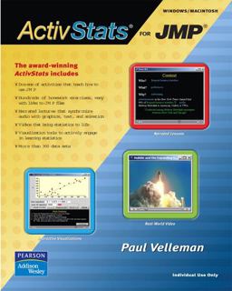 ActivStats for JMP