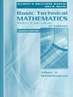 Basic Technical Mathematics with Calculus, SI Version