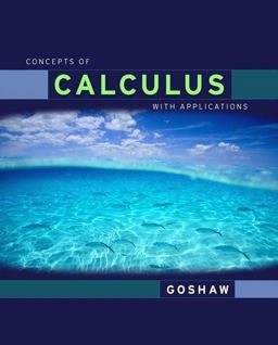 Concepts of Calculus with Applications  9780321320780 Front Cover