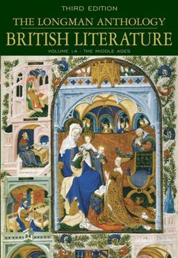 Longman Anthology of British Literature, Volume 1A The Middle Ages 3rd 9780321333919 Front Cover