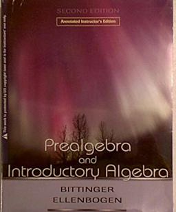 Prealgebra and Introductory Algebra