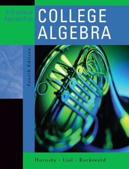 A Graphical Approach to College Algebra