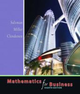 Mathematics for Business 8th 9780321357434 Front Cover