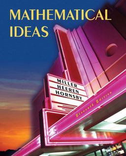 Mathematical Ideas 11th 9780321361486 Front Cover