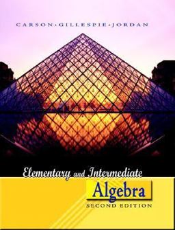 Elementary and Intermediate Algebra