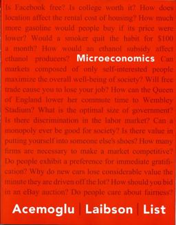 Microeconomics  9780321391575 Front Cover