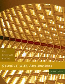 Calculus with Applications