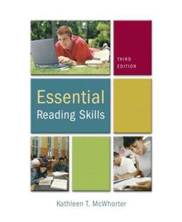 Essential Reading Skills 3rd 9780321429933 Front Cover