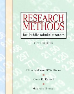 Research Methods for Public Administrators 5th 9780321431370 Front Cover